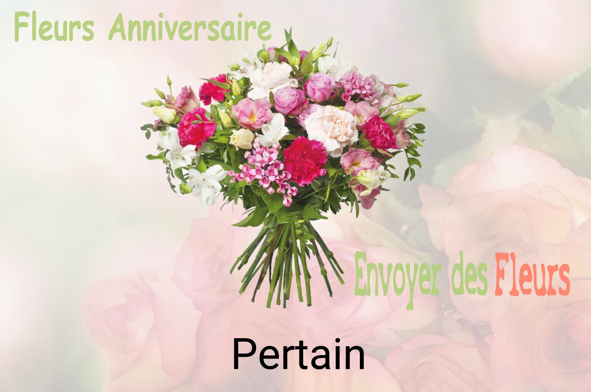 Bouquet de fleurs d’anniversaire livré à Pertain